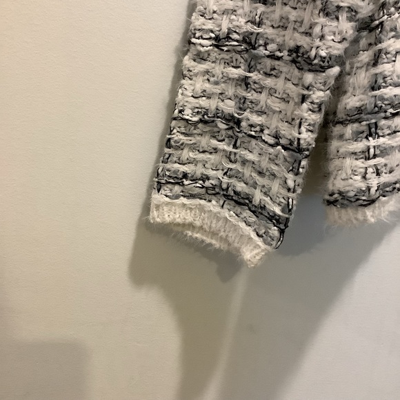 NEW Sioni Size XL Open Front Cardigan Businesses Sweater Black And White - Picture 5 of 6